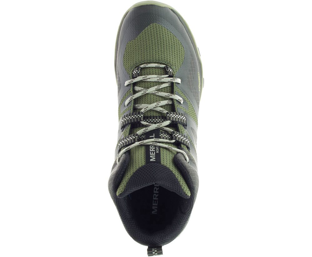 Botas Homem - Merrell Mqm Flex 2 Mid Gore-Tex® - Verde Oliva - WHR170265